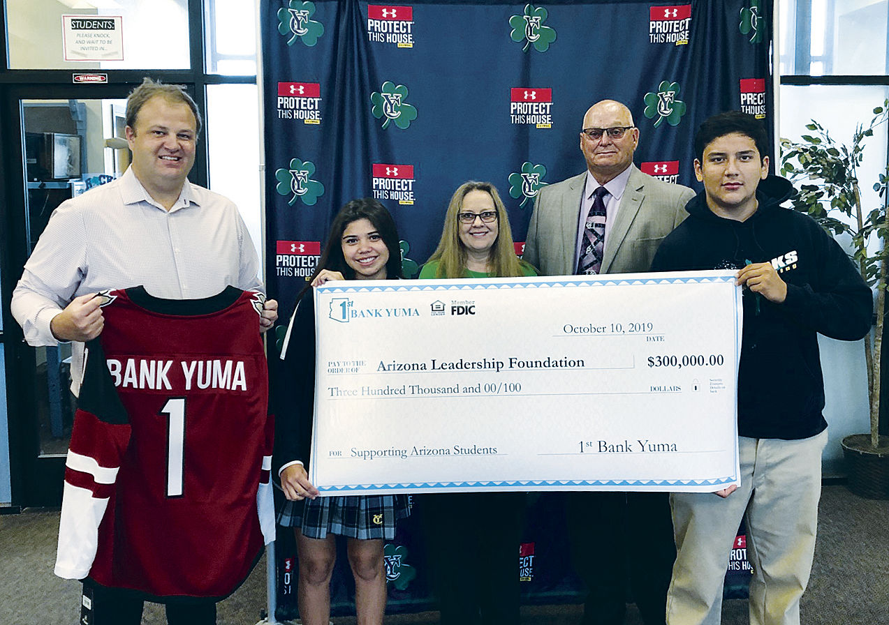 1st Bank Yuma, ALF donate $600K for education